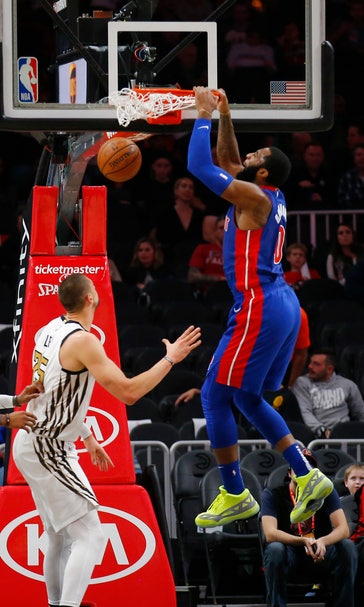 Drummond, Johnson pace Pistons to easy win over Hawks